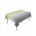 thumbnail image 1 of Green Gray Ombre Table Cloth, Modern Gradient Abstract Art Waterproof Tablecloth for Rectangle Tables, Reusable Washable Fabric Table Cover for Restaurant Kitchen Dining Tables 54"x108", 1 of 6