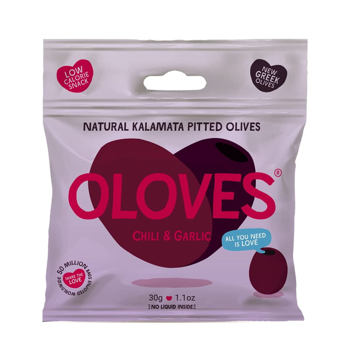 Green Greek Pitted Olives Basil & Garlic Vegan, Kosher, Gluten Free