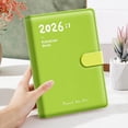 thumbnail image 1 of Green Green 2026 Planner Notebook With Magnetic Closure, A5 Size For Student And Daily Planning, 1 of 7