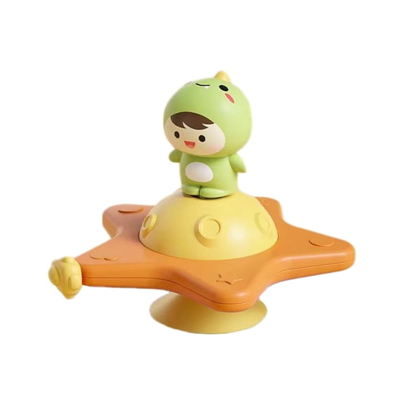 Green Green Dinosaur Rotating Toy Engineered For Smooth Play And Interactive Sensory Exploration