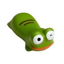 Green Green Frog Mouse Wrist Rest Pad Ergonomic Support For Computer Desk Office Use Soft Pu Leather Foam Material Non-Slip Base Comfortable For Typing Gaming Learning 4.92X2.36In 0.15Lb G