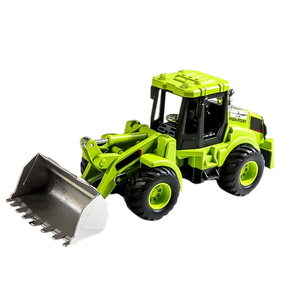 Green Green Inertia Excavator For Kids Construction Play And Outdoor Fun With Thickened Plastic And Safe Design