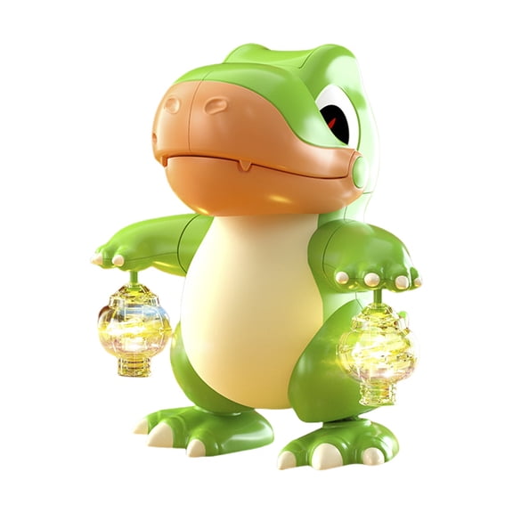 Green Green Musical Electronic Dancing Dinosaur Toy For Children Crawling Toddler Interactive Toy With Lights