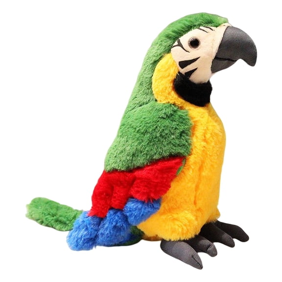 Green Green Parrot Plush Toy, Soft And Realistic Stuffed Animal, Fun For Kids And Collectors, Ideal For Teaching And Decorative Use