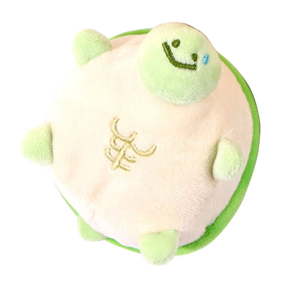 Green Green Soft Plush Turtle Squeaky Toy For Children Stuffed Animal With Sound For Play And Cuddly Gift