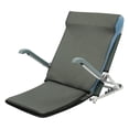 thumbnail image 1 of Green+Grey Adjustable Bed Backrest with Armrest,Beach Chair Reading Bed Rest Pillows,Lifting Backrest Portable Folding Sit-up Back Rest,Neck Lumbar Back Support with Head Pillow, 1 of 26