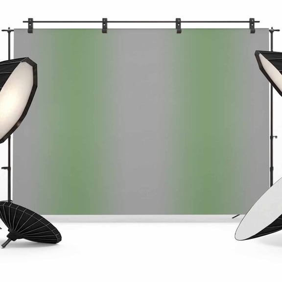 Green Grey Backdrop for Photoshoot,Photography Photo Studio Background Wall Backdrop,Modern Minimalist Solid Vertical Stripes Back Drop Banner Panel for Portraits Wedding Party Live Streaming 7x5Ft