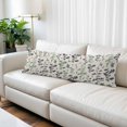 thumbnail image 1 of Green Grey Botanical Body Pillow Covers 20"x60", Rustic Country Spring Floral Summer Leaf Soft Brushed Microfiber Breathable Throw Pillow Covers, Pillowcase with Zipper for Couch Sofa Bedroom, 1 of 9