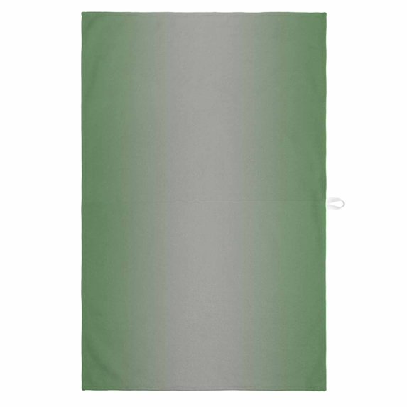 Green Grey Ombre 1 Pack Kitchen Towel, Water Absorbent Dish Towel, Modern Gradient Abstract Art Decorative Hand Towels - Quick Drying Cloth for Cooking Baking, 18x28 Inch