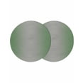 thumbnail image 1 of Green Grey Ombre Round 15 Inch Placemats Set of 2, Modern Gradient Abstract Art HeatResistant Non Slip Place Mats for Dining Table, Wipeable Braided Kitchen Table Mats for Housewarming, 1 of 9