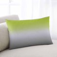 Green Grey Rectangle Decorative Throw Pillow Cover,Pillow Case Soft