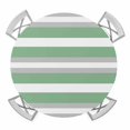 thumbnail image 1 of Green Grey Stripe Round Fitted Tablecloth with Elastic Edge, Waterproof Table Cloth Table Cover for 45"-54" Tables, Farmhouse Modern Art Striped Tablecloths for Dining Picnic Indoor Outdoor, 1 of 9