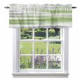 thumbnail image 1 of Green Grey Valance Curtain Abstract Retro Ombre Mottled Texture Farmhouse Window Valances Rod Pocket Short Curtains Window Treatments for Kitchen Bedroom Bathroom Laundry 60" x 14", 1 of 9