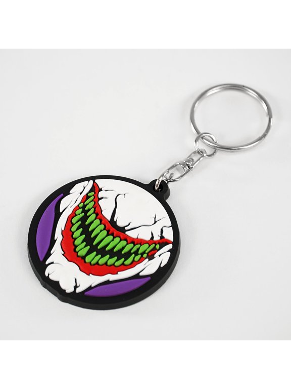 Green Grin Keychain