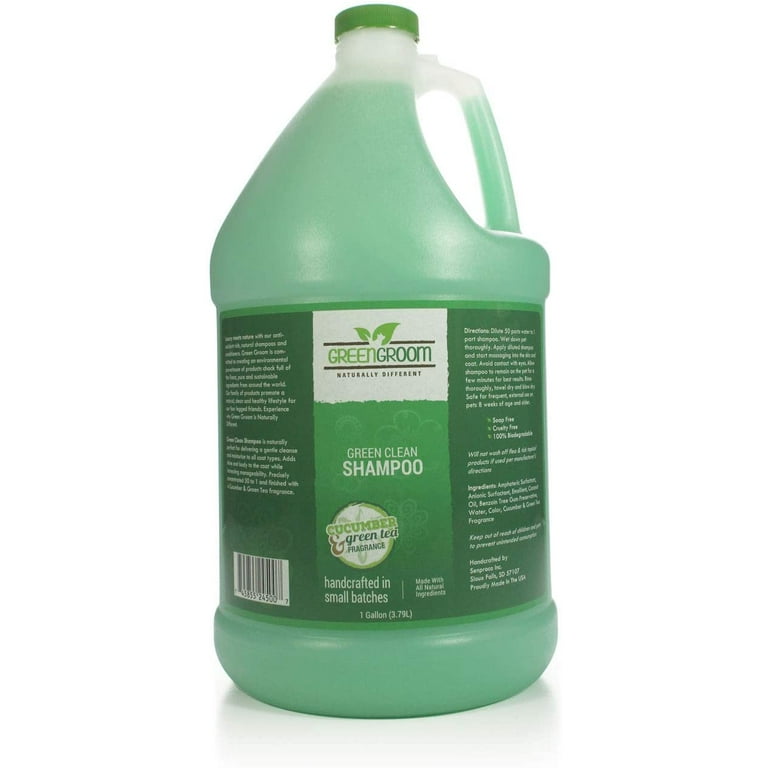 Green groom dog hot sale shampoo