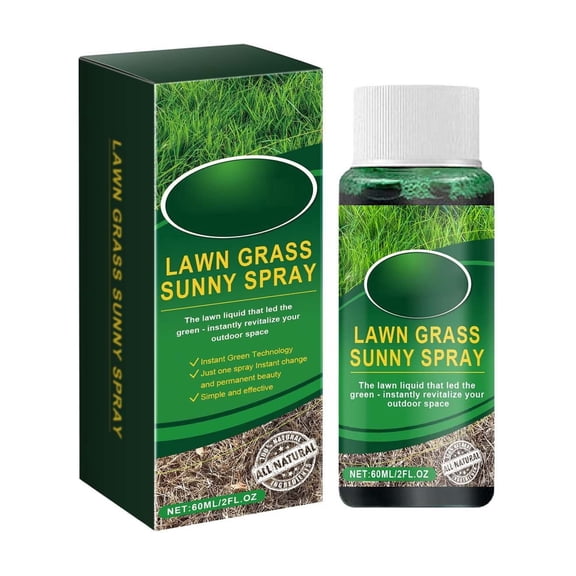 Green Grower Lawn Growth Solution, Concentrated Fertilizer for Grass and Plants, Lawn Green Up Spray, Liquid Fertilizer for Potted Plants, Quick Lawn Color-1