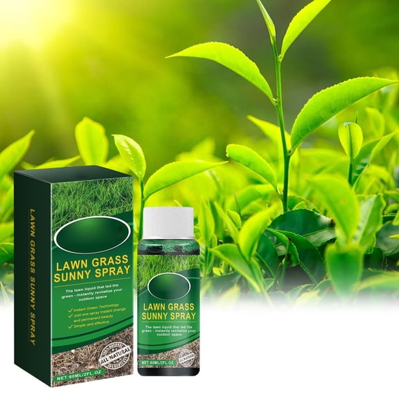 Green Grower Lawn Growth Solution, Concentrated Fertilizer for Grass and Plants, Lawn Green Up Spray, Liquid Fertilizer for Potted Plants, Quick Lawn Color