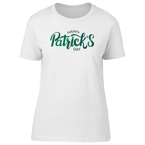 Green Happy St Patricks Day T-Shirt Men -Image by Shutterstock, Male Large