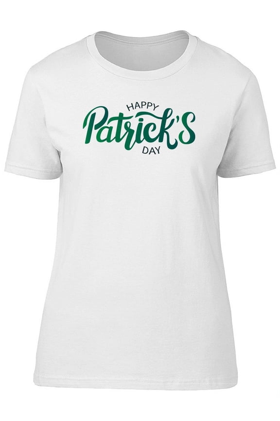 Green Happy St Patricks Day T-Shirt Men -Image by Shutterstock, Male Large