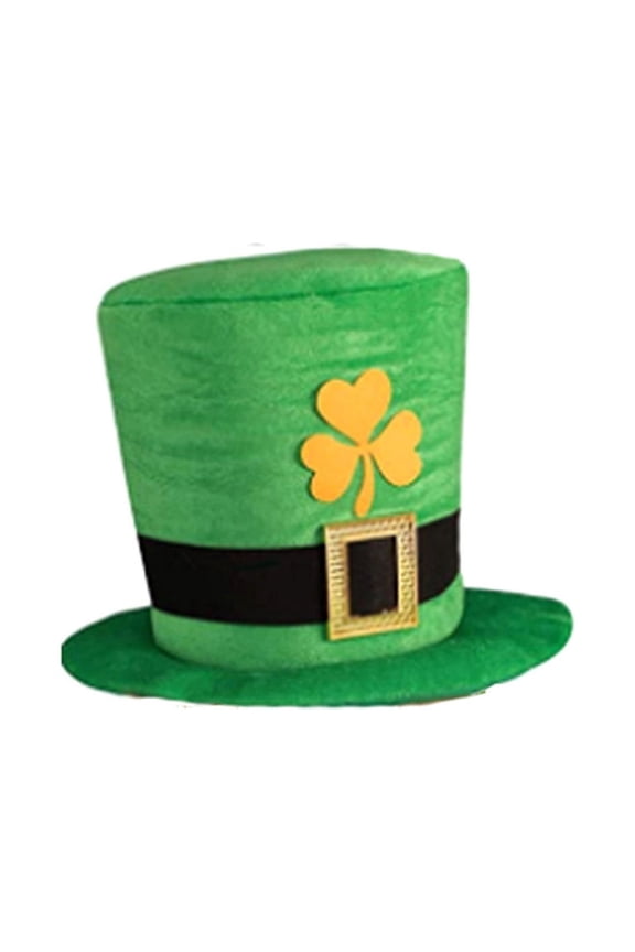 Green Hats for St. Patrick's Day Cowboy New Trend Magician St. Patrick's Day Hat Unisex Hat Cap 04 GreenFree Size qILAKOG