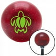 thumbnail image 1 of Green Hawaii Turtle Red Metal Flake Shift Knob with M16 x 1.5 Insert Shifter Auto Brody, 1 of 1