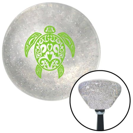 Green Hawaiian Turtle Clear Retro Metal Flake Shift Knob with M16 x 1.5 Insert Auto Brody