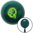 thumbnail image 1 of Green Heart Girl Green Metal Flake Shift Knob with M16 x 1.5 Insert Shifter Auto Brody, 1 of 1