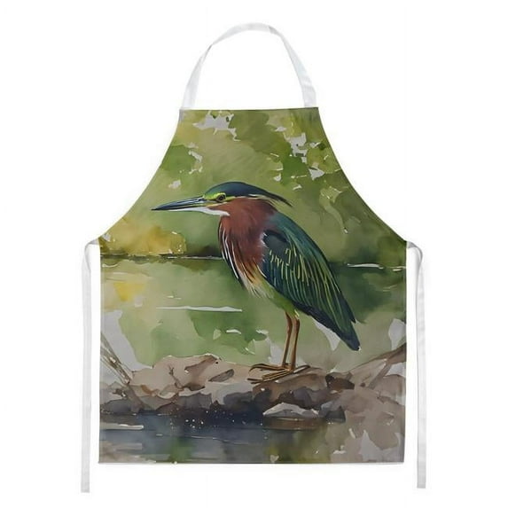 Green Heron Apron 27 in x 30 in