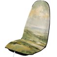 Rustic Valley Band Green Hills Car Seat Towel Cover, Summer Pastoral Valley Meadow Rustic ...