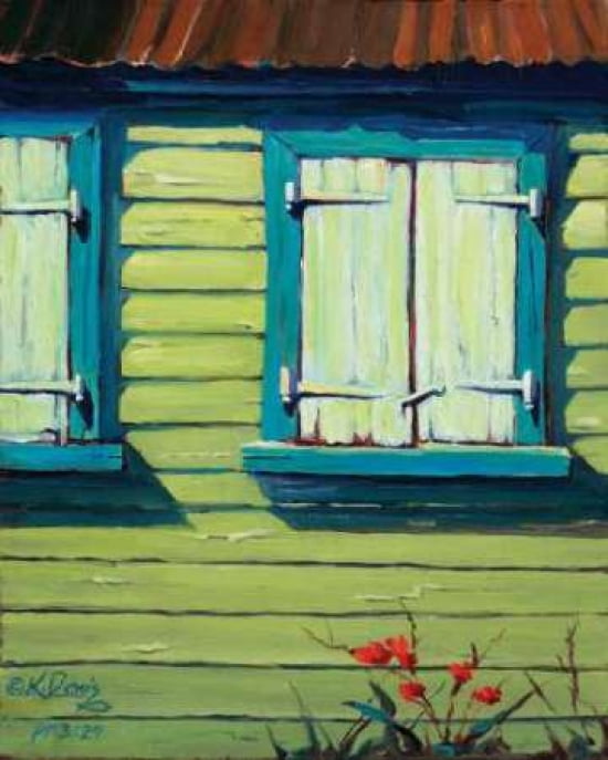 Green House Canvas Art - Kathleen Denis (24 x 30)