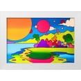 thumbnail image 1 of Green, Howie 14x11 White Modern Wood Framed Museum Art Print Titled - Pop Art Landscape 1216, 1 of 4