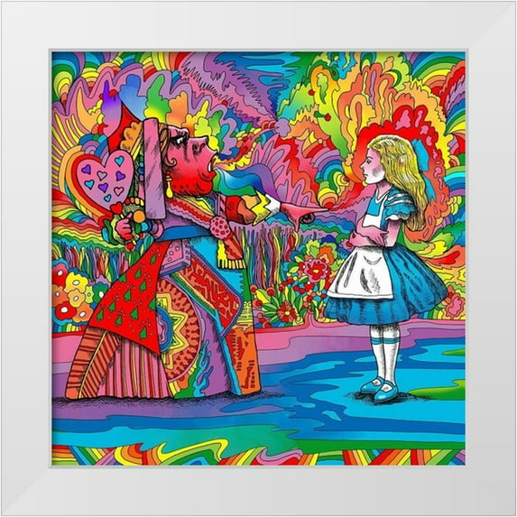 Green, Howie 15x15 White Modern Wood Framed Museum Art Print Titled - Alice-Queen