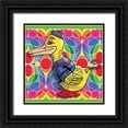 thumbnail image 1 of Green, Howie 20x20 Black Ornate Wood Framed with Double Matting Museum Art Print Titled - Hoppy Duck Toy, 1 of 4