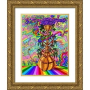 Green, Howie 25x32 Gold Ornate Wood Framed with Double Matting Museum Art Print Titled - Hookah