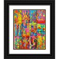 thumbnail image 1 of Green, Howie 26x32 Black Ornate Wood Framed with Double Matting Museum Art Print Titled - Abstracts-1, 1 of 4