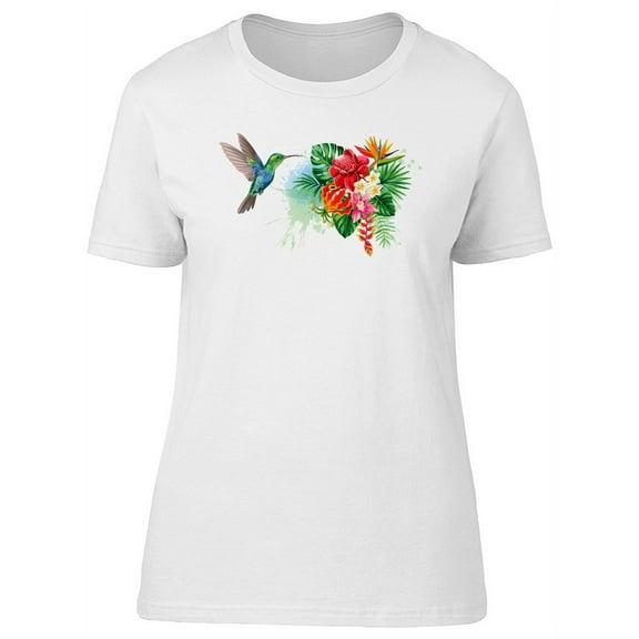 Green Hummingbird T-Shirt Women -Image by Shutterstock, Female Large