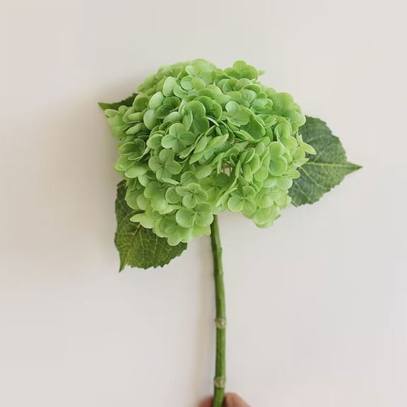Green Hydrangea Artificial Flowers, Silk Hydrangea Flowers with Stems, Dark Green decor, Artificial Greenery, Hydrangea Stems, Artificial Stems, Flowers for decoration, Home