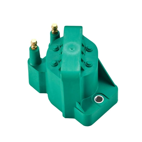 Green Ignition Coil Compatible with 1987-1989 Buick Skyhawk 2.0L Replacement for DR39