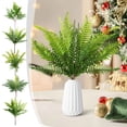 thumbnail image 1 of Green Imitation Fern Plastic Artificial Grass Leaves Plant for Home Wedding Christmas Tabletop Decor, 1 of 8