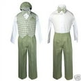 thumbnail image 1 of Green Infant  Boy Toddler Formal Wedding Party Suit Vest Set Outfits S-XL 2T-4T, 1 of 1