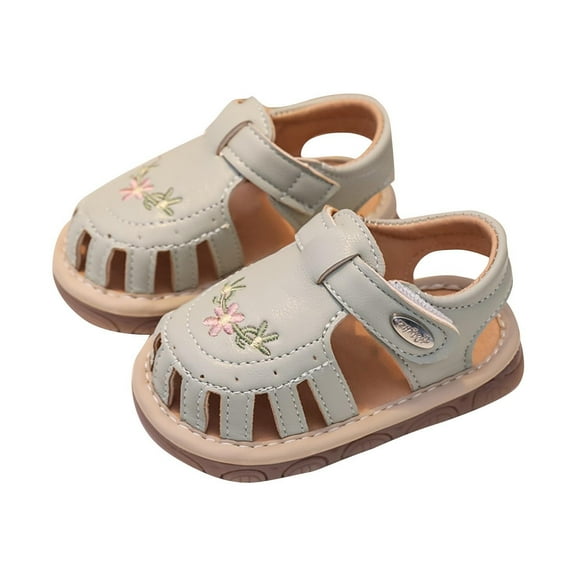 Green Infants Footwear With Squeaker And Flexible Sole Ensuring Safety And Fun During Walking Practice