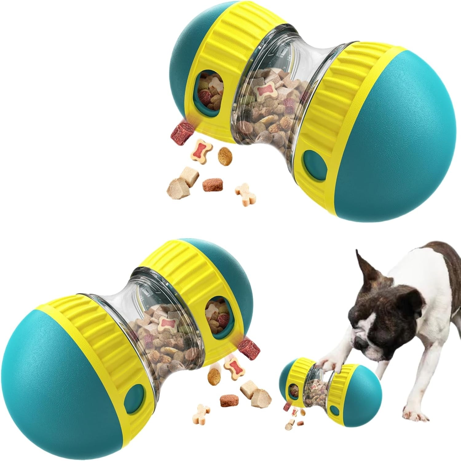 Green Interactive Dog Puzzle Toy Fun and Engaging Dog Chew Toys for