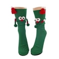 thumbnail image 1 of Green Interactive Magnetic Socks Long Length For Sweat Absorption And Comfort In Sports And Casual Use With A Stretchy Fit, 1 of 3