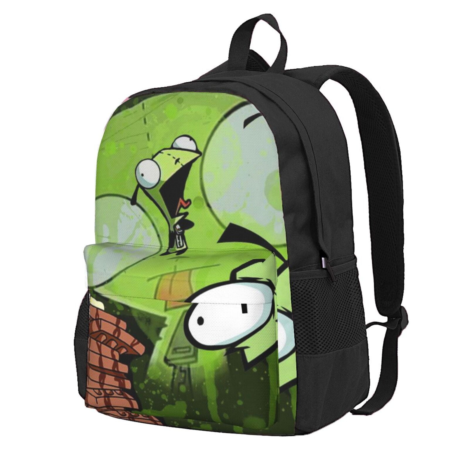 Green Invader Zim Gir Laptop Backpack School Bag Kids' Backpacks Adult Large Capacity Casual