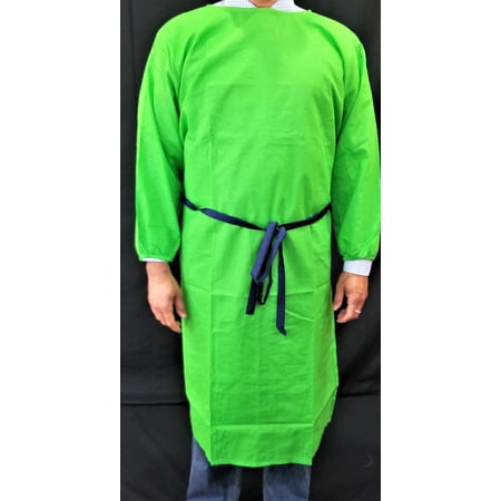 Green Isolation Gown