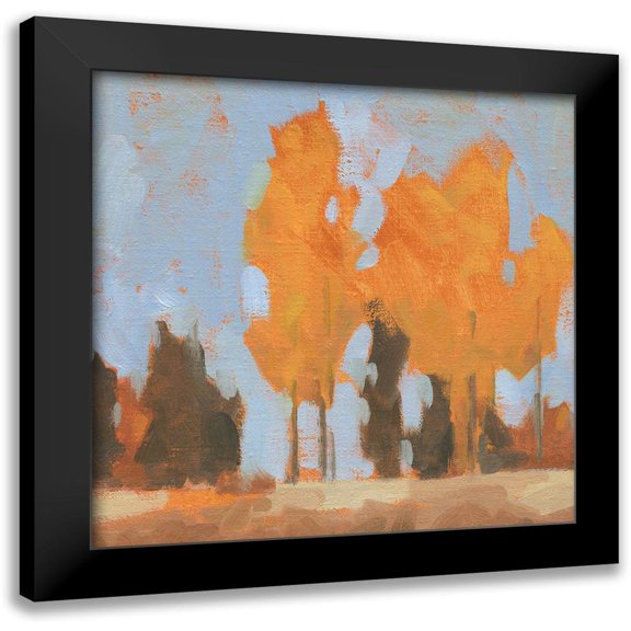 Green, Jacob 12x12 Black Modern Framed Museum Art Print Titled - Golden Seasons I
