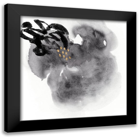 Green, Jacob 12x12 Black Modern Framed Museum Art Print Titled - Monograph VI