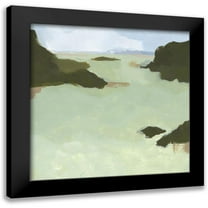 Green, Jacob 12x12 Black Modern Framed Museum Art Print Titled - Saltwater Summer II