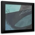 thumbnail image 1 of Green, Jacob 12x12 Black Modern Framed Museum Art Print Titled - Steely Abstract II, 1 of 5