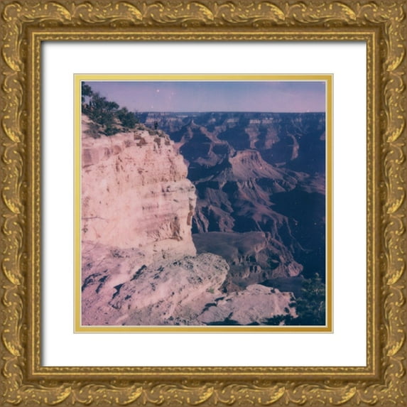 Green, Jacob 12x12 Gold Ornate Wood Framed with Double Matting Museum Art Print Titled - Grand Canyon Vista II